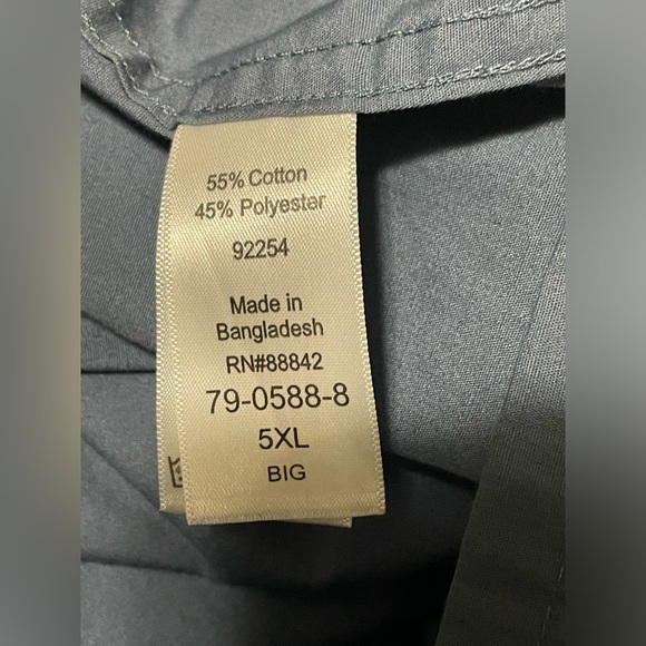 King Size Short Sleeve Button Down shirt - Picture 5 of 5